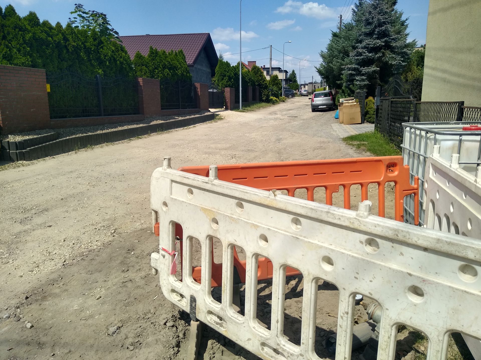 Ulica Polna przechodzi temont sieci wodne